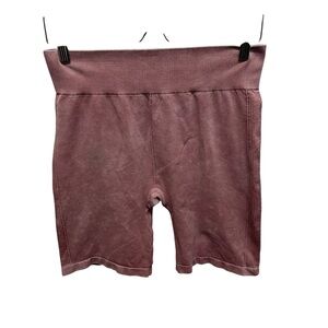 Indero women’s yoga bike shorts pink size XL